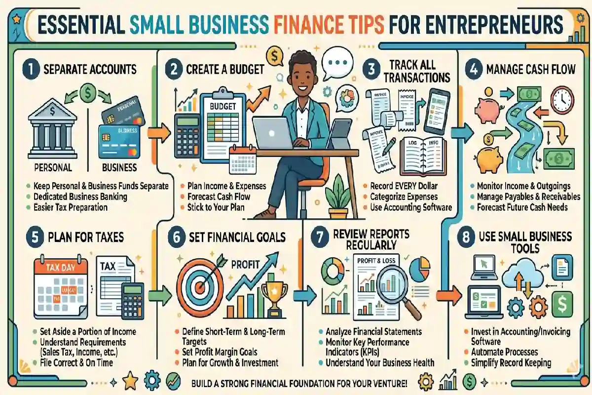 Essential Small Business Finance Tips for Entrepreneurs Essential Small Business Finance Tips for Entrepreneurs