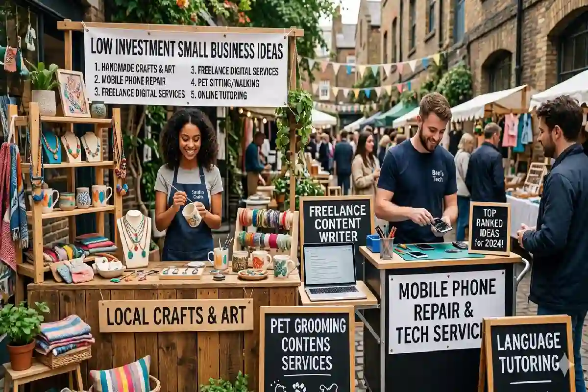 Top Low Investment Small Business Ideas with High Profit