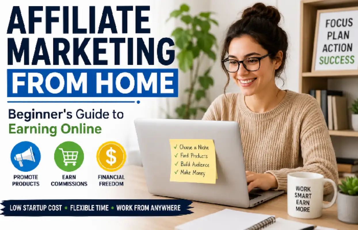Affiliate Marketing From Home: Beginner’s Guide to Earning Online
