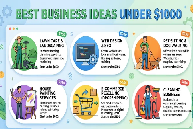 Best Business Ideas Under $1000
