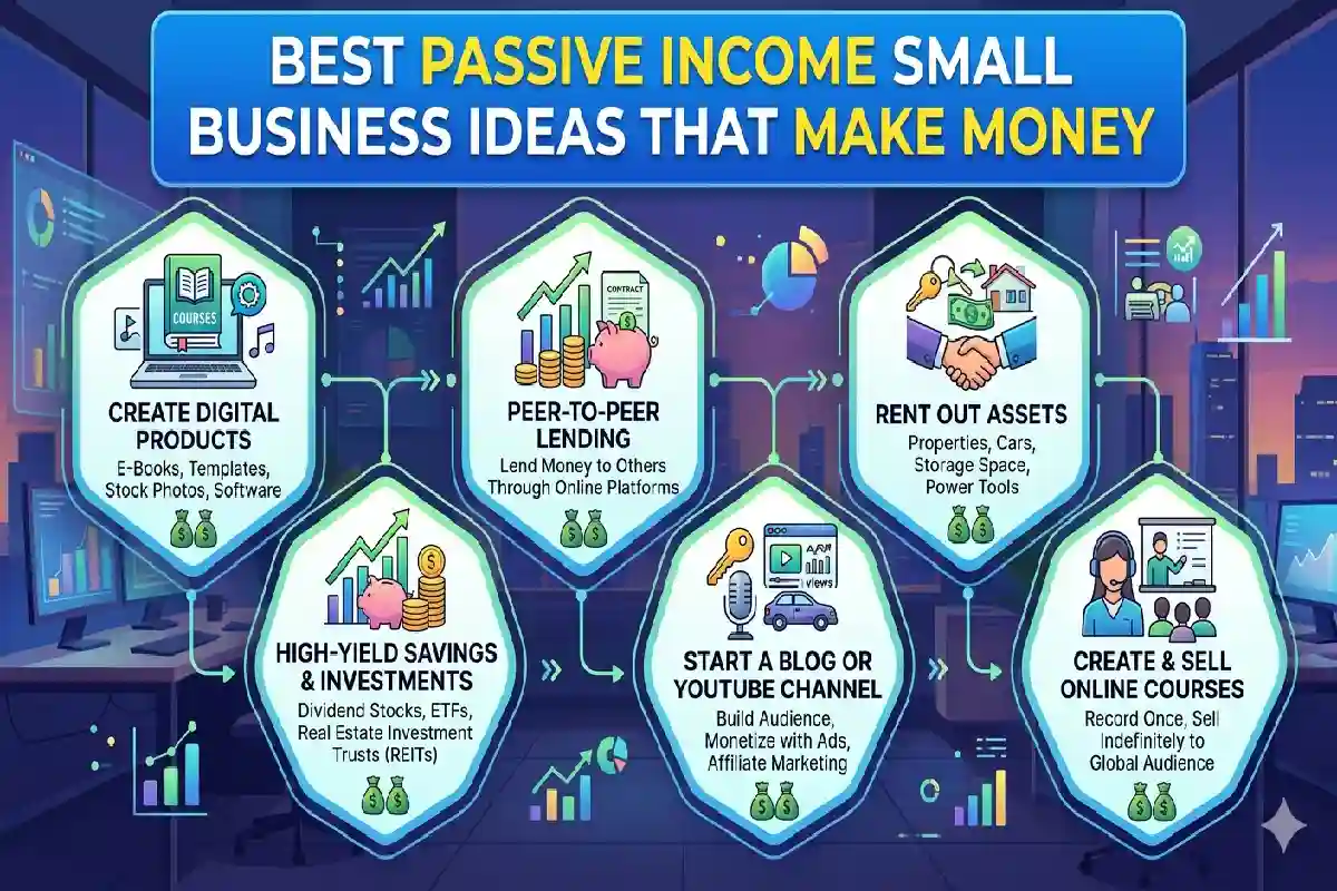 Best Passive Income Small Business Ideas That Make Money