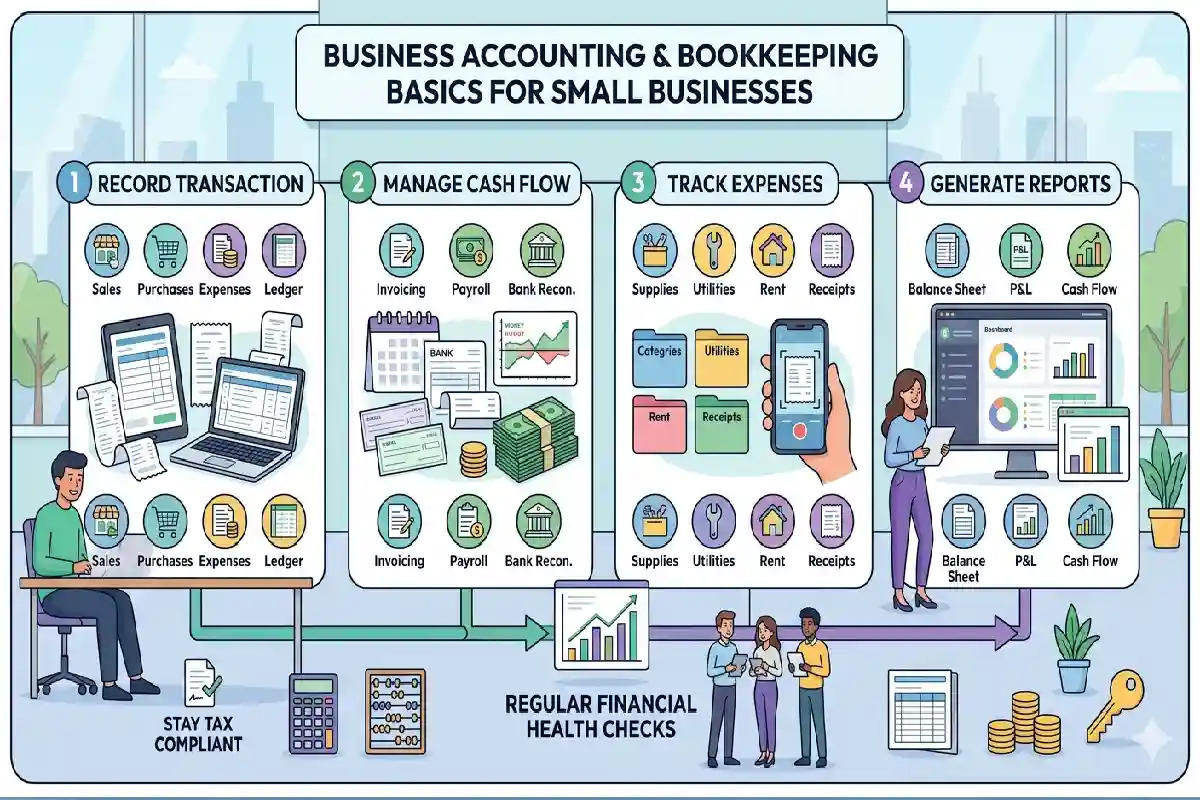 Business Accounting and Bookkeeping Basics for Small Businesses