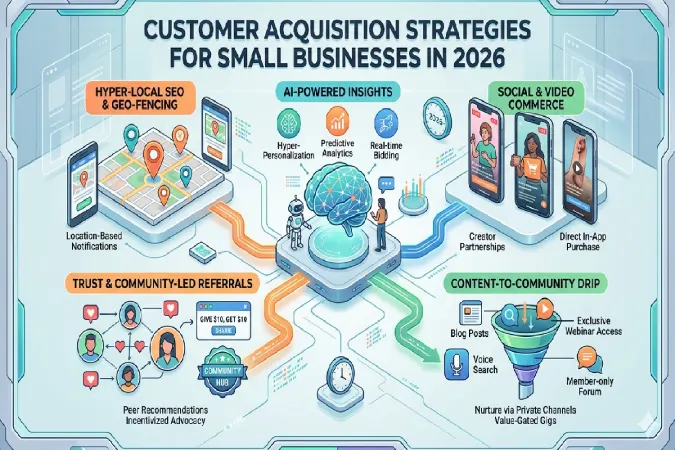 Customer Acquisition Strategies for Small Businesses in 2026