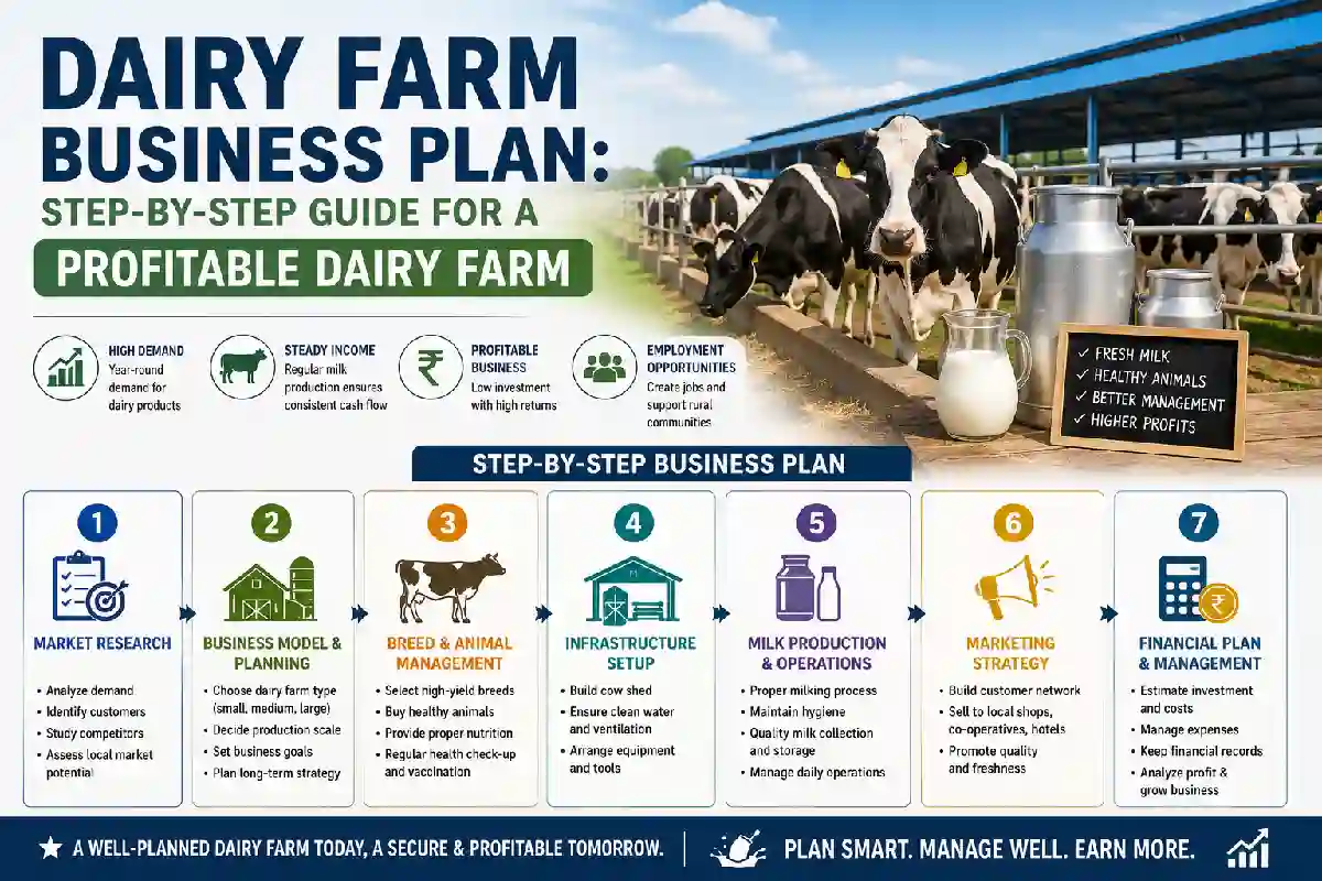 Dairy Farm Business Plan: Step-by-Step Guide for a Profitable Dairy Farm