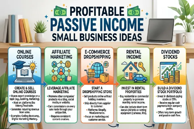 Profitable Passive Income Small Business Ideas