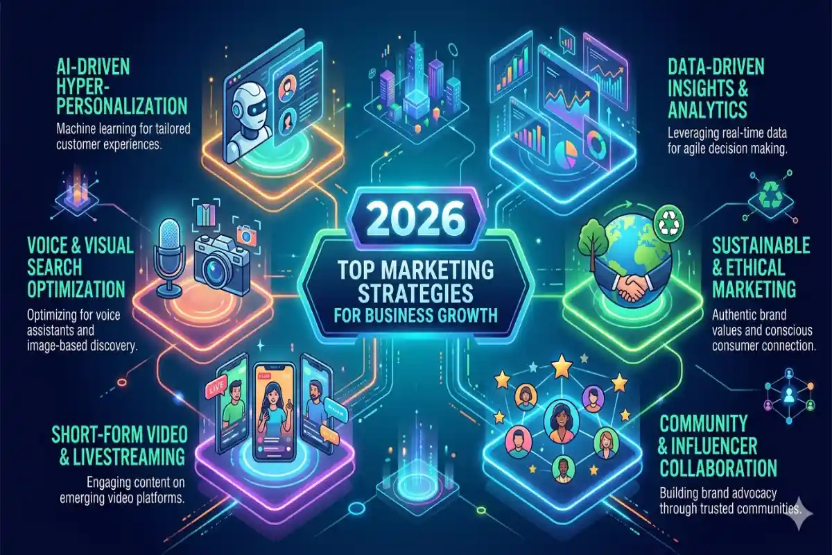 Top Marketing Strategies for Business Growth in 2026 Top Marketing Strategies for Business Growth in 2026