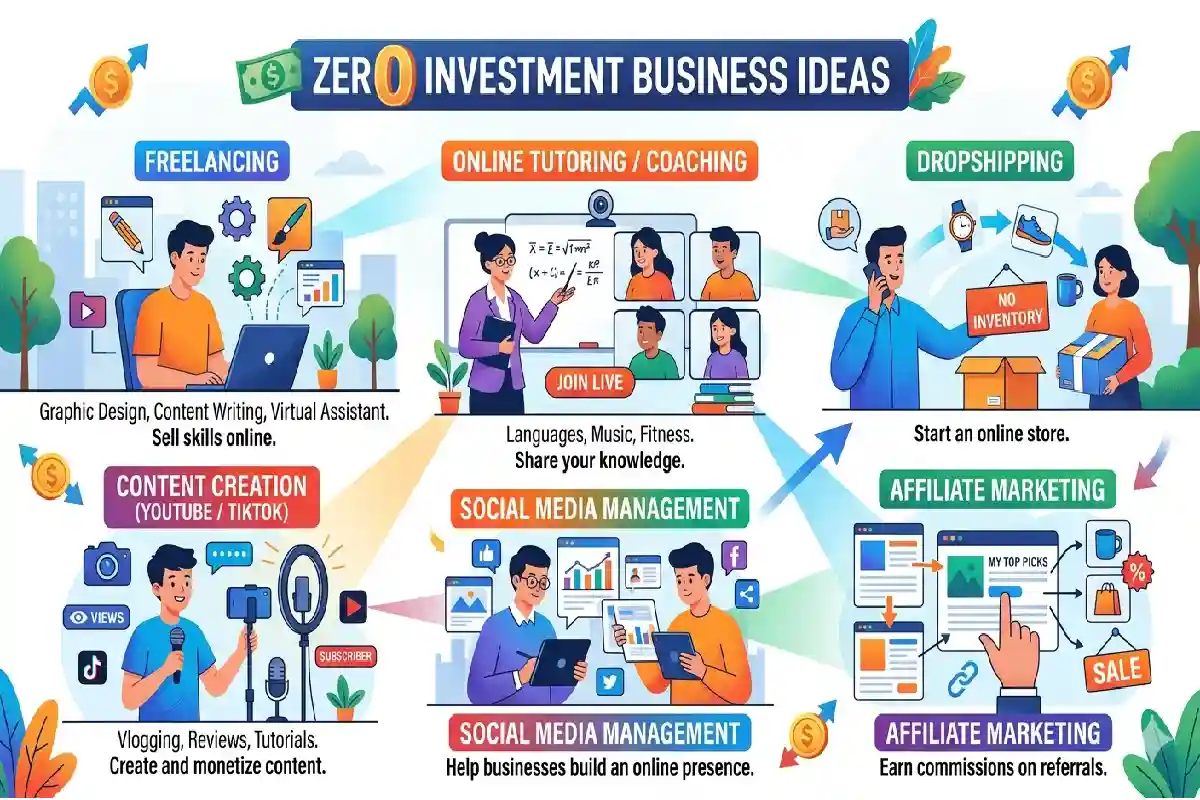 Zero Investment Business Ideas