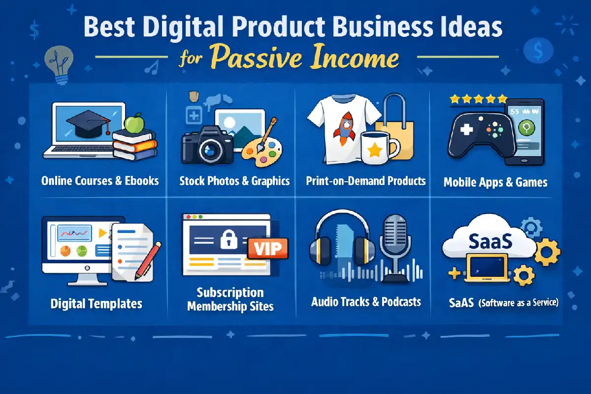 Best Digital Product Business Ideas for Passive Income Best Digital Product Business Ideas for Passive Income