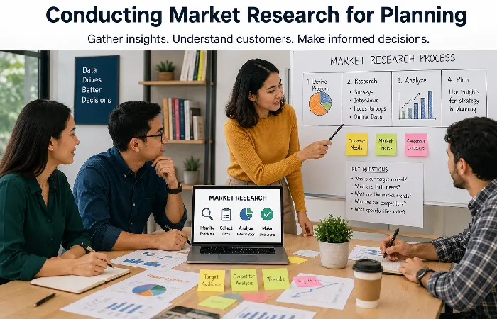 conducting market