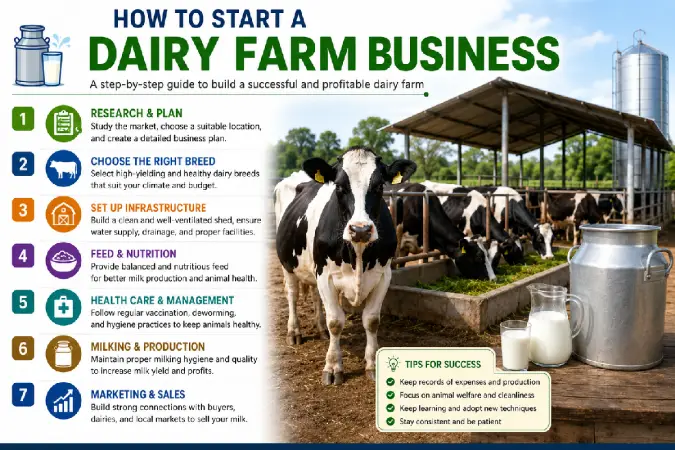how to dairy farm business Plan