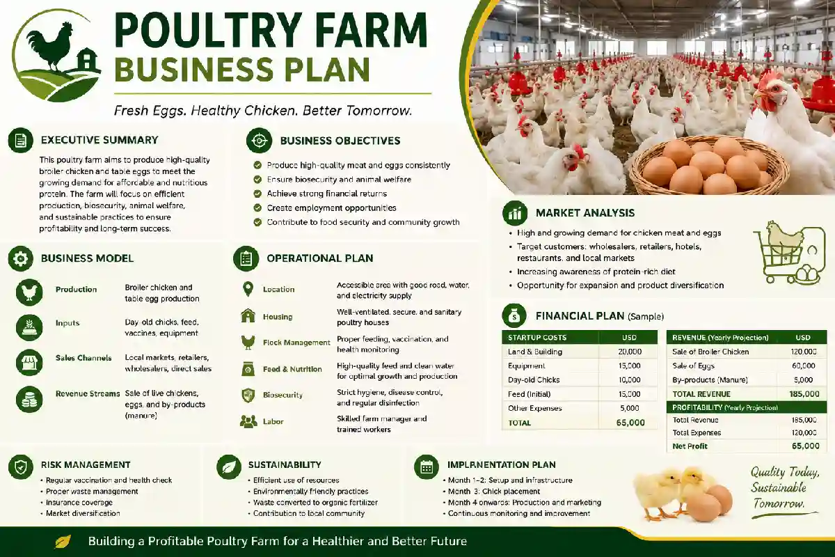 Poultry Farm Business Plan: Complete Guide for Profitable Poultry Farming