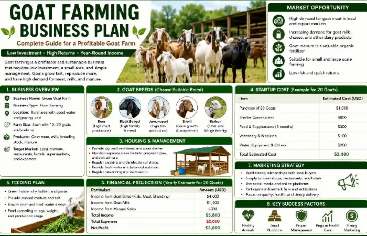 Goat Farming Business Plan: Complete Guide for a Profitable Goat Farm Goat Farming Business Plan: Complete Guide for a Profitable Goat Farm