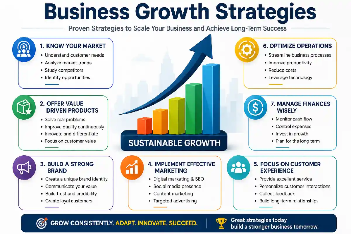 15 Proven Business Growth Strategies That Actually Work in 2026