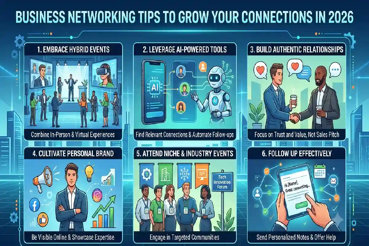 Business Networking Tips to Grow Your Connections in 2026 Business Networking Tips to Grow Your Connections in 2026