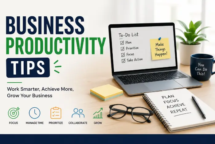 Business Productivity Tips: Complete Guide to Working Smarter in 2026 Business Productivity Tips: Complete Guide to Working Smarter in 2026