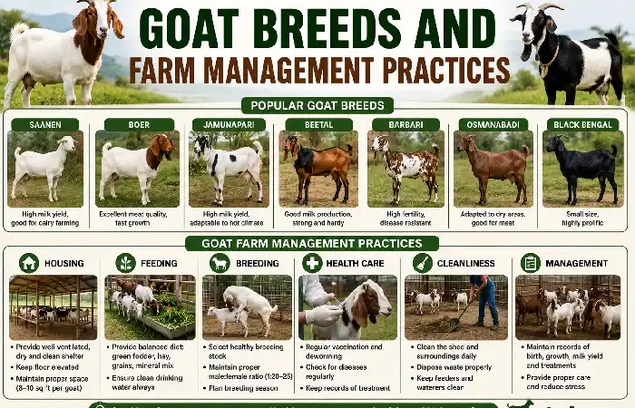 goat breeds and farm