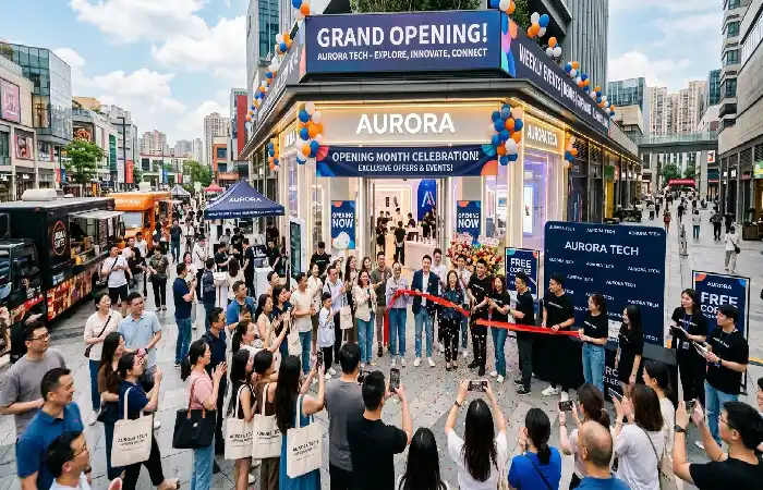 launch marketing opening