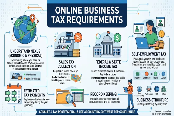 online business tax requirement