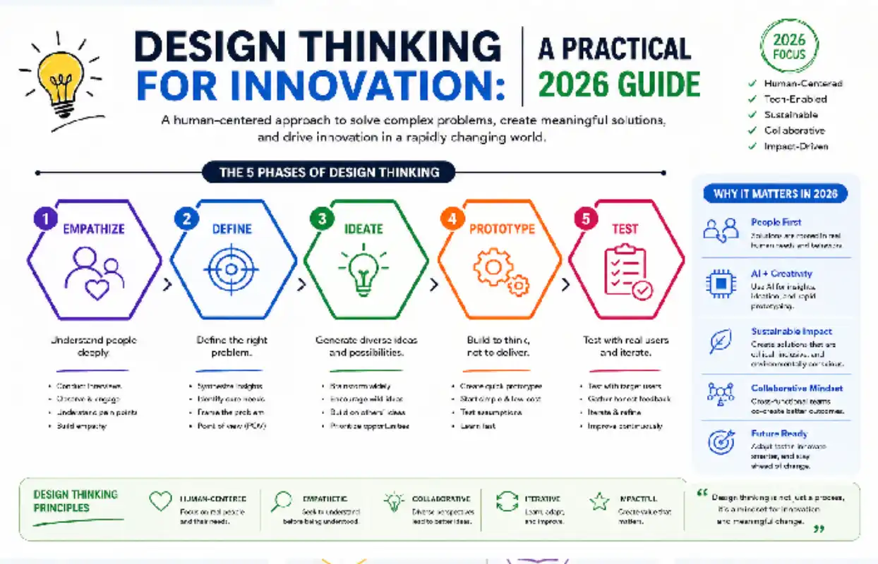 Design Thinking for Innovation: A Practical 2026 Guide Design Thinking for Innovation: A Practical 2026 Guide
