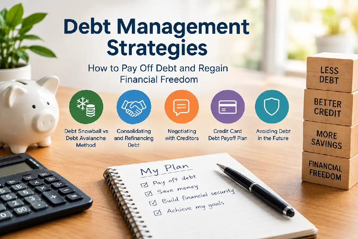 Debt Management Strategies: How to Pay Off Debt and Regain Financial Freedom Debt Management Strategies: How to Pay Off Debt and Regain Financial Freedom
