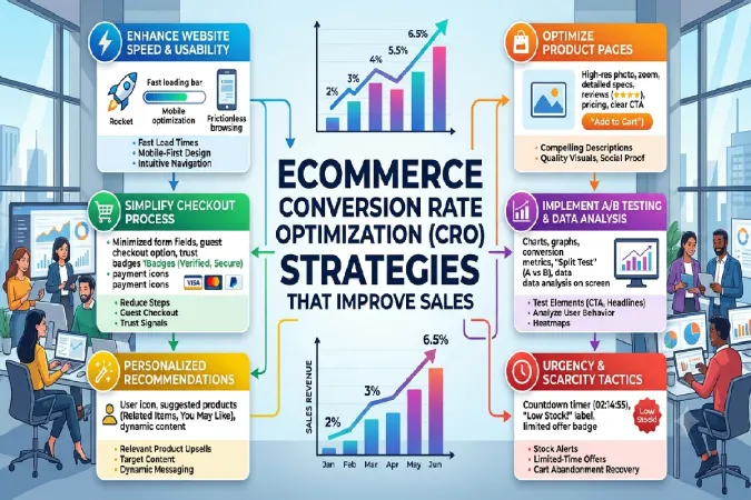 Ecommerce Conversion Rate Optimization Strategies That Improve Sales