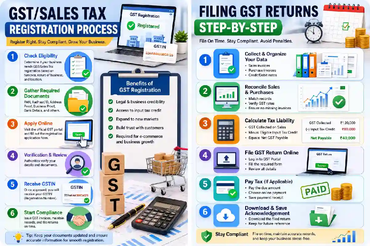 GST and Sales Tax Compliance: A Complete Guide for Small Businesses GST and Sales Tax Compliance: A Complete Guide for Small Businesses
