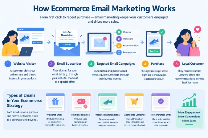 How Ecommerce Email Marketing Works