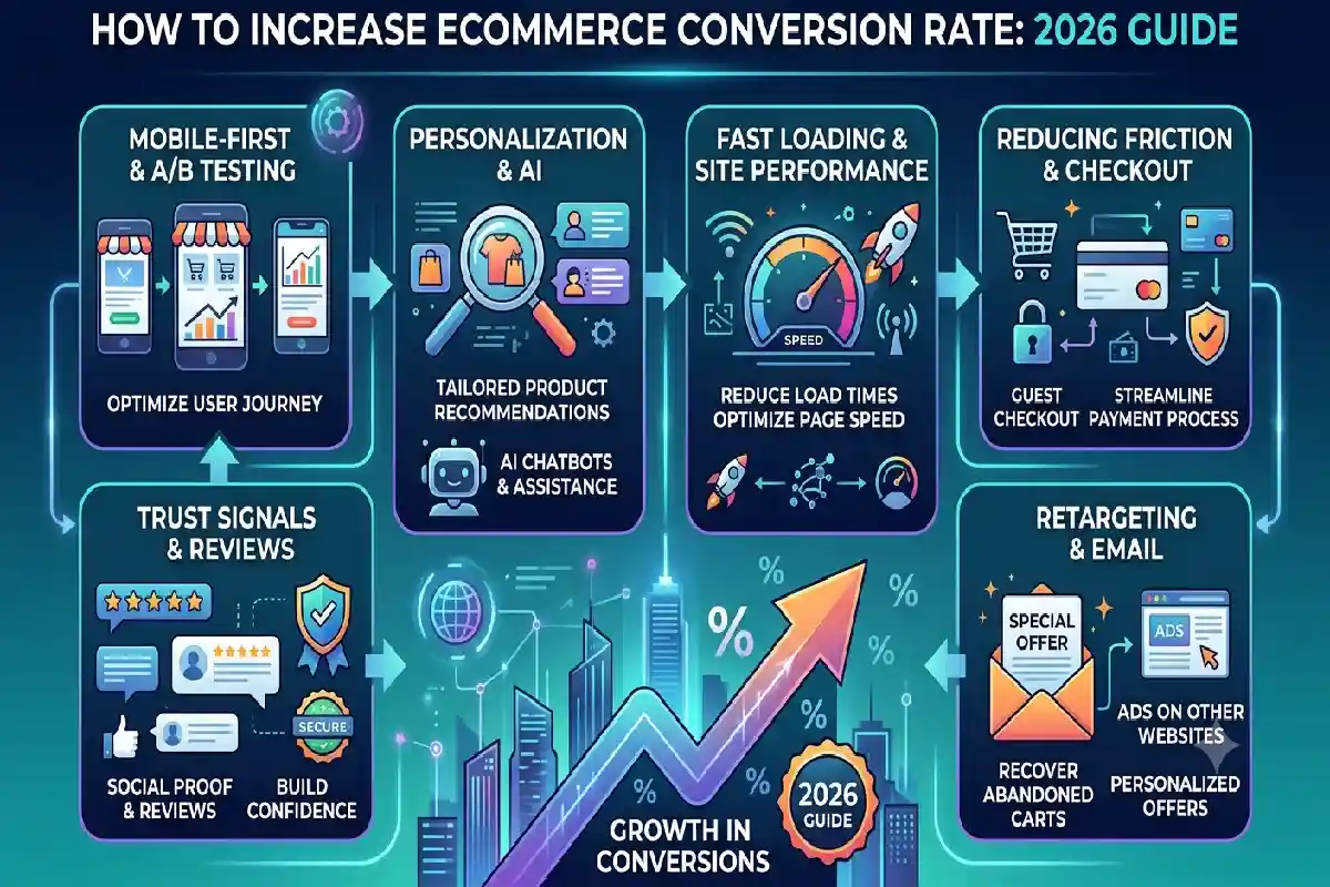How to Increase Ecommerce Conversion Rate: 2026 Guide How to Increase Ecommerce Conversion Rate: 2026 Guide