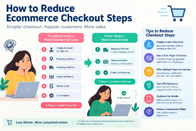 How to Reduce Ecommerce Checkout Steps