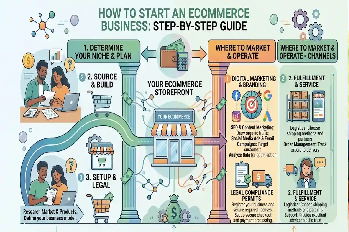 How to Start an Ecommerce Business: Step-by-Step Guide How to Start an Ecommerce Business: Step-by-Step Guide