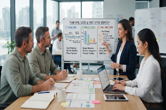 Plan Time, Costs and a Small First Offer