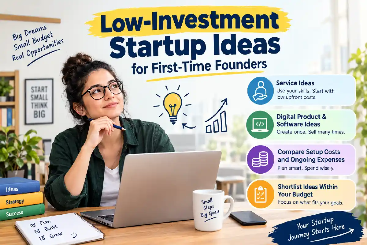 Low-Investment Startup Ideas for First-Time Founders Low-Investment Startup Ideas for First-Time Founders