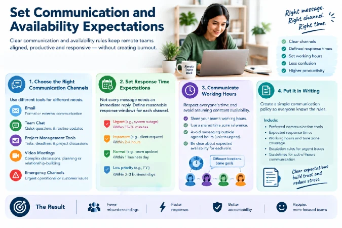 Set Communication and Availability Expectations