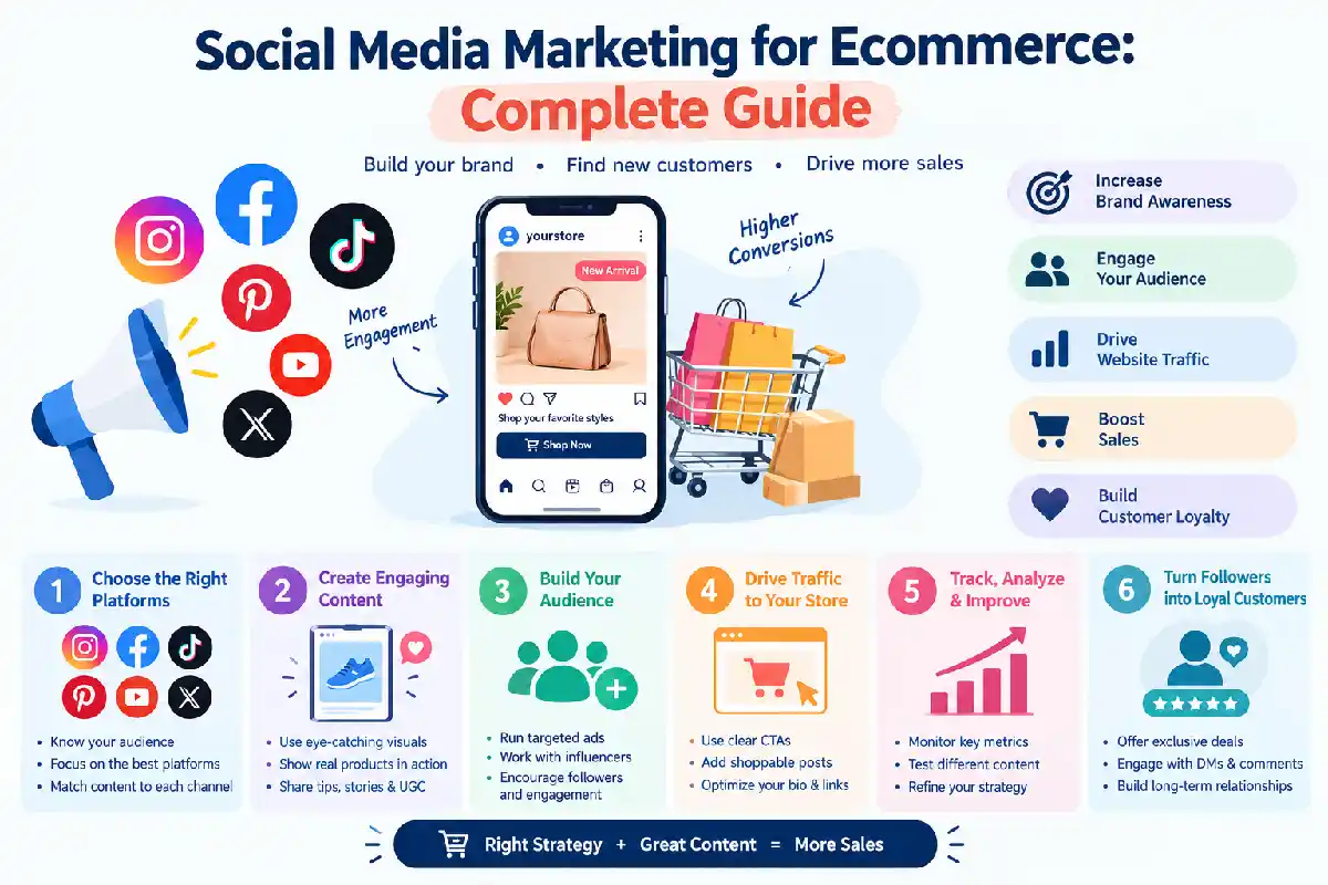Social Media Marketing for Ecommerce: Complete Guide Social Media Marketing for Ecommerce: Complete Guide