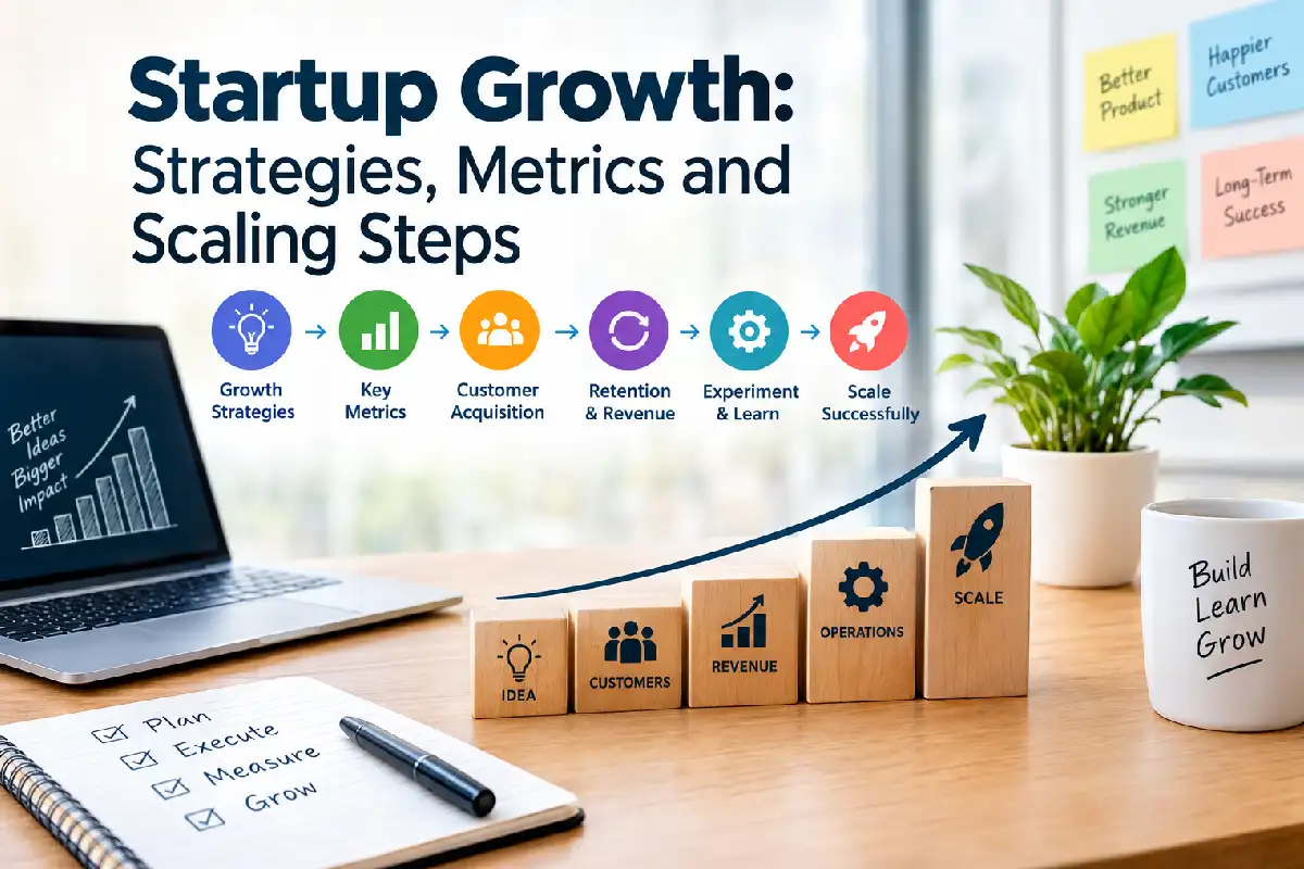 Startup Growth: Strategies, Metrics and Scaling Steps Startup Growth: Strategies, Metrics and Scaling Steps
