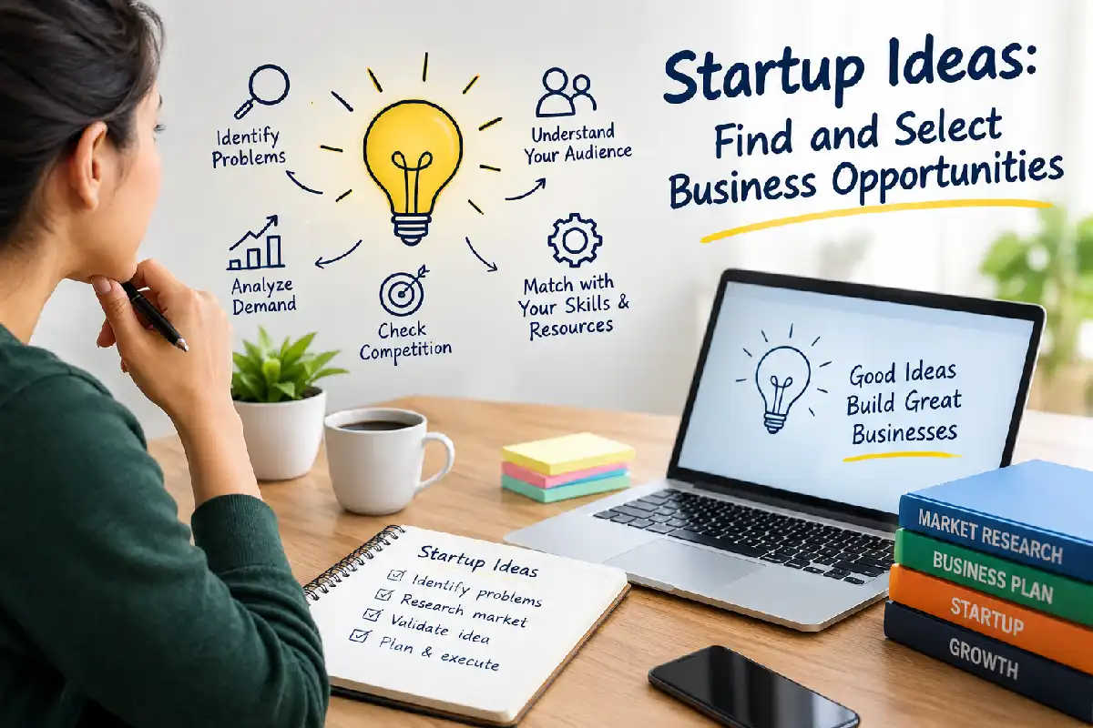 Startup Ideas: Find and Select Business Opportunities Startup Ideas: Find and Select Business Opportunities