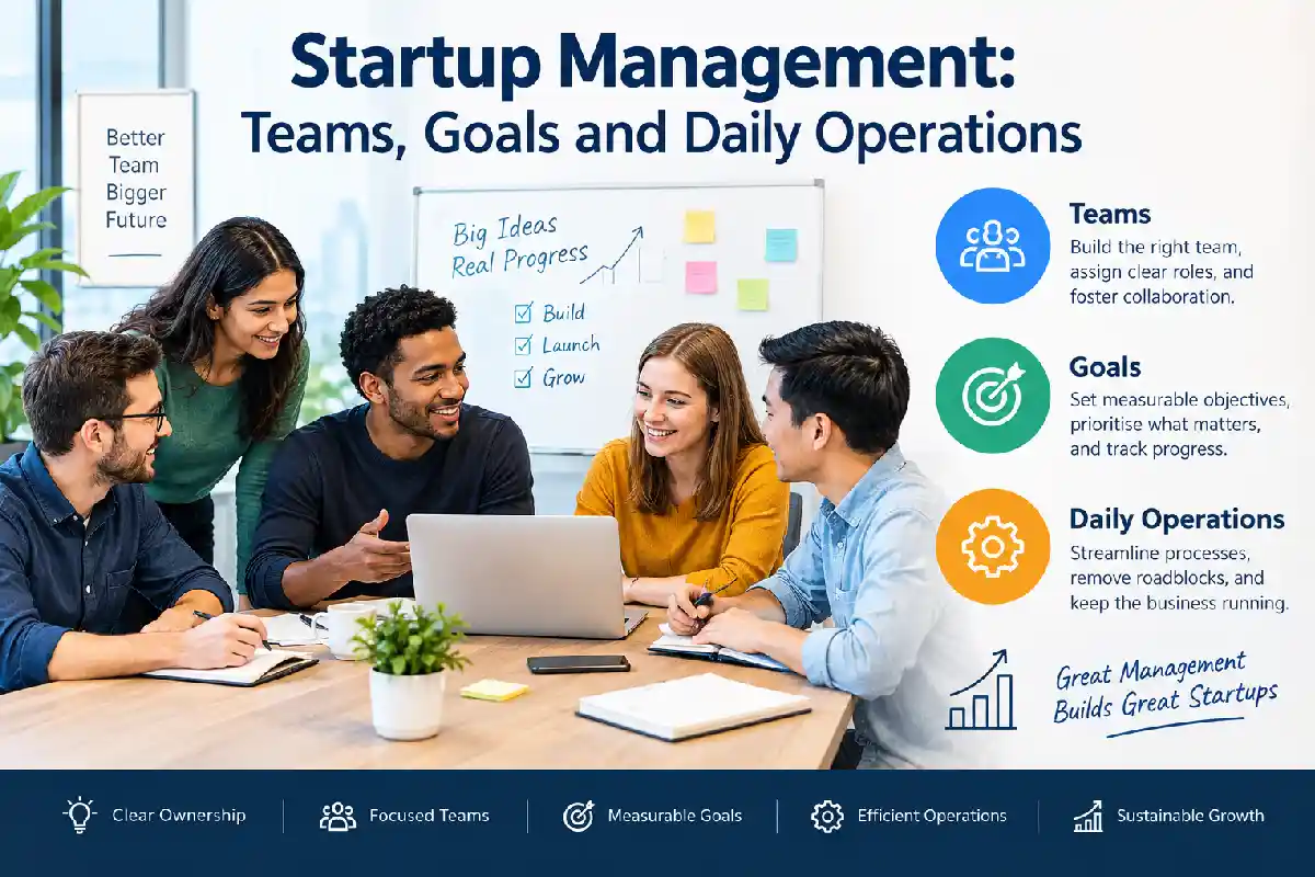 Startup Management: Teams, Goals and Daily Operations Startup Management: Teams, Goals and Daily Operations