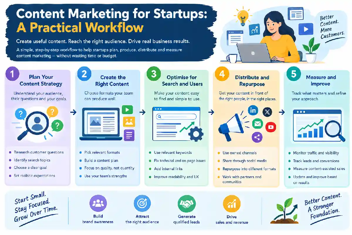 Content Marketing for Startups: A Practical Workflow