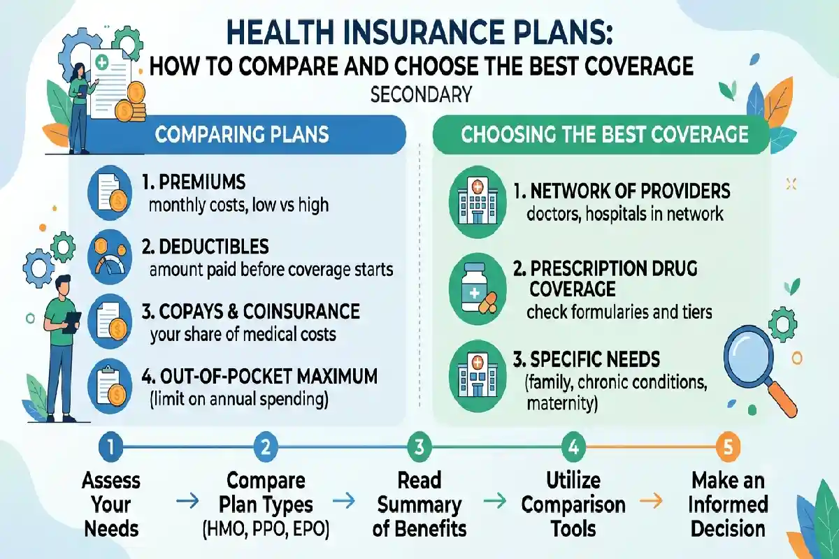 Health Insurance Plans: How to Compare and Choose the Best Coverage Secondary