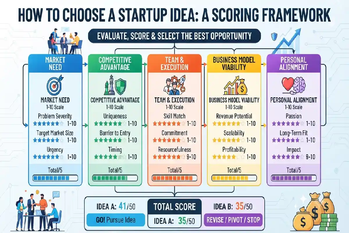 How to Choose a Startup Idea: A Scoring Framework How to Choose a Startup Idea: A Scoring Framework