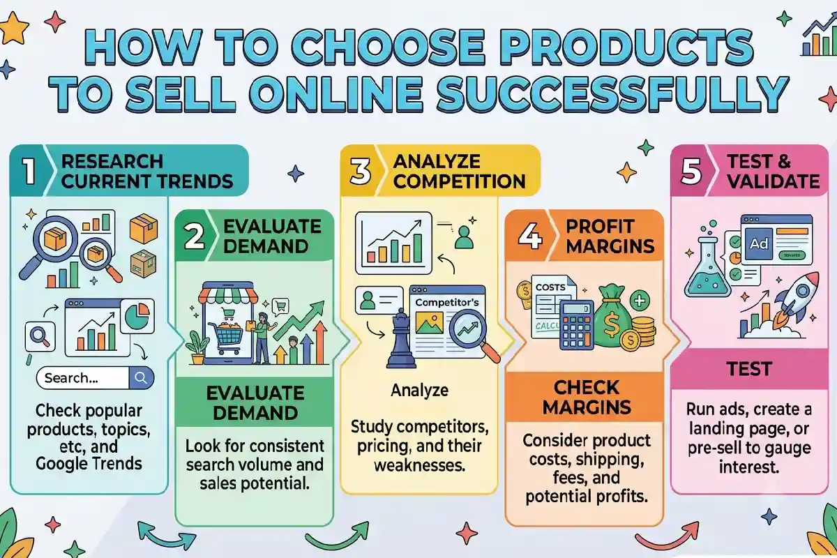 How to Choose Products to Sell Online Successfully
