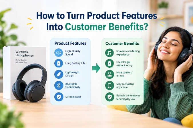 how to turn product features